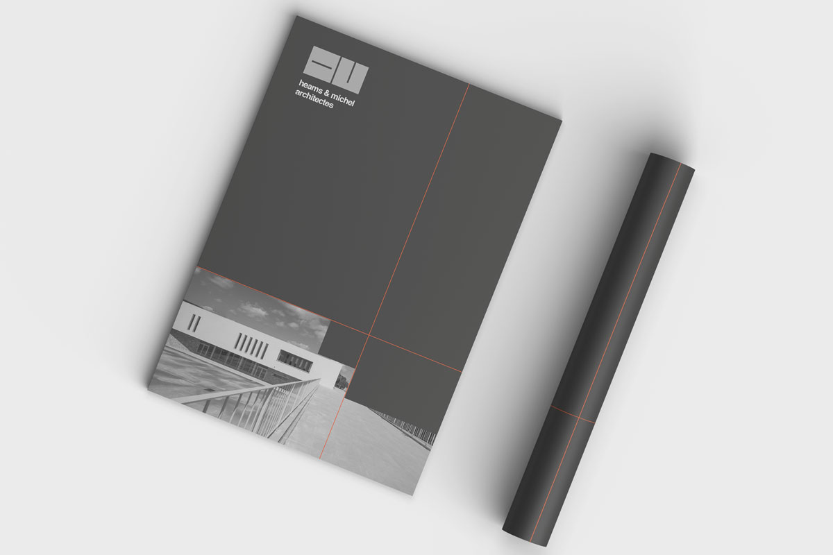 catalogue cabinet d'architecture contemporaine imaginé par agence de communication haut de gamme ComCoop